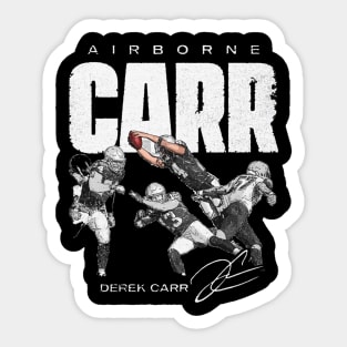 Derek Carr Las Vegas Touchdown Leap Sticker